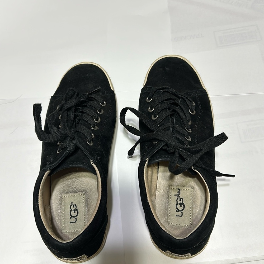 UGG Tomi Black Suede Sneakers